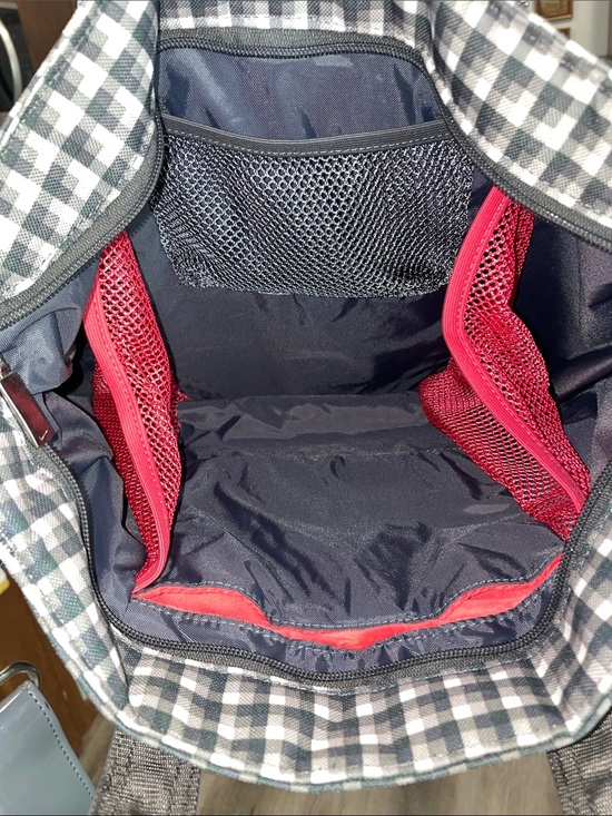 Nike Brassie Cart II Bag - Sail/White at InTheHoleGolf.com Nike Brassie Shoulder Bag Grey & White Gingham Golf Tote